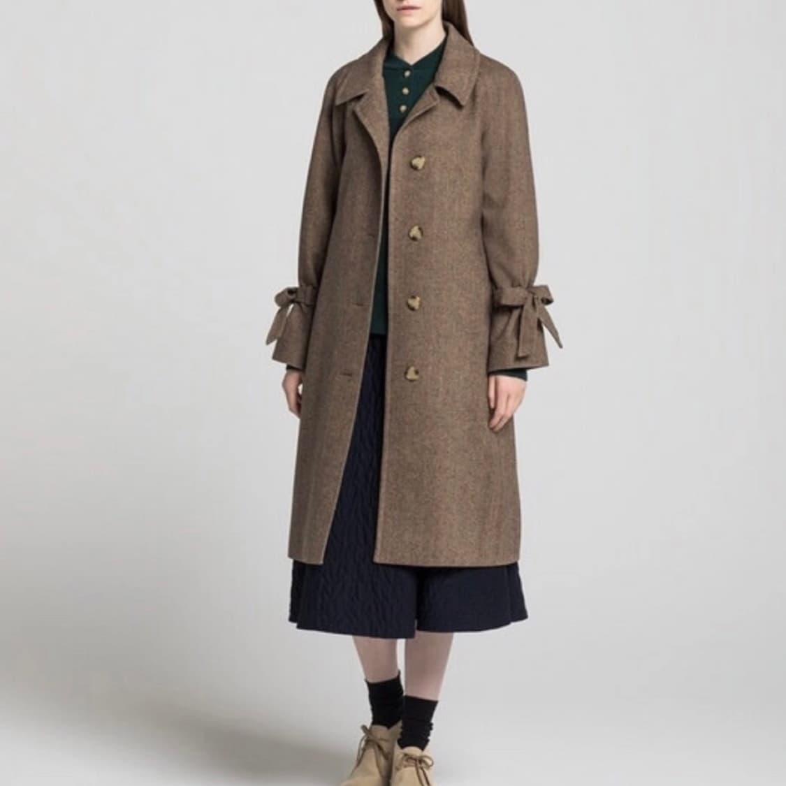 Uniqlo X JW Anderson Herringbone Coat 상품이미지1