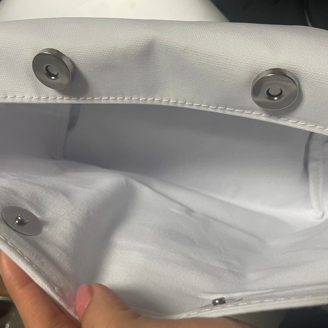 [새상품] 시미헤이즈 방수 화이트 자석 파우치 이너백 상품이미지3