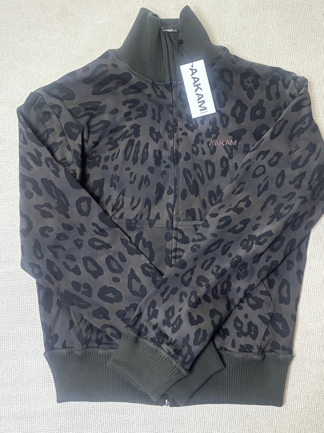 Leopard Logo Track Jacket (Black) 상품이미지3