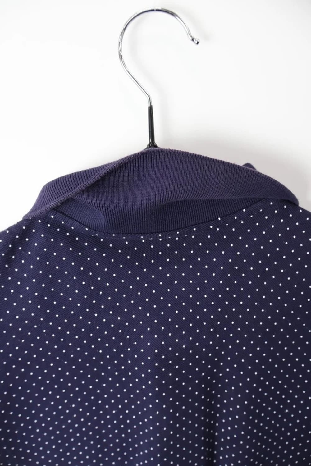 Lacoste Navy Polka Dot Pique Polo 상품이미지4