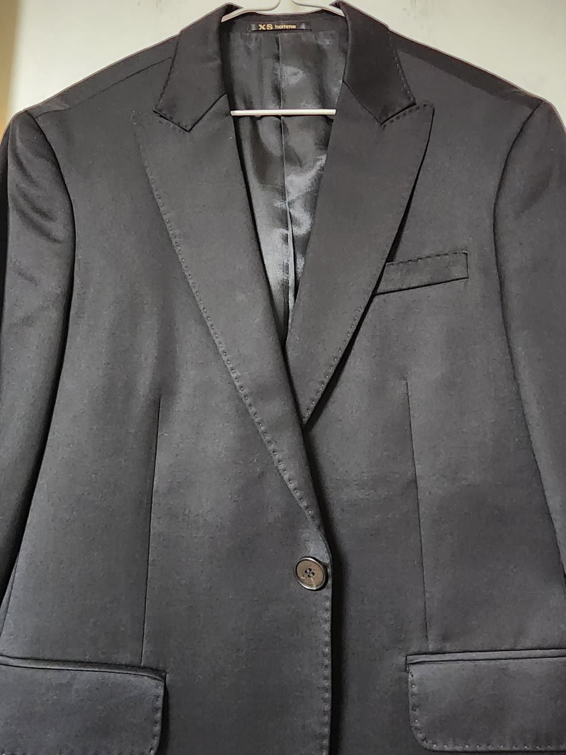 XS homme 블랙 정장 자켓 95 상품이미지3