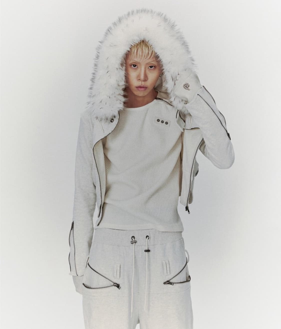 bonienkiye 퍼 후드 자켓 집업 3사이즈 보니앤키예 상품이미지5