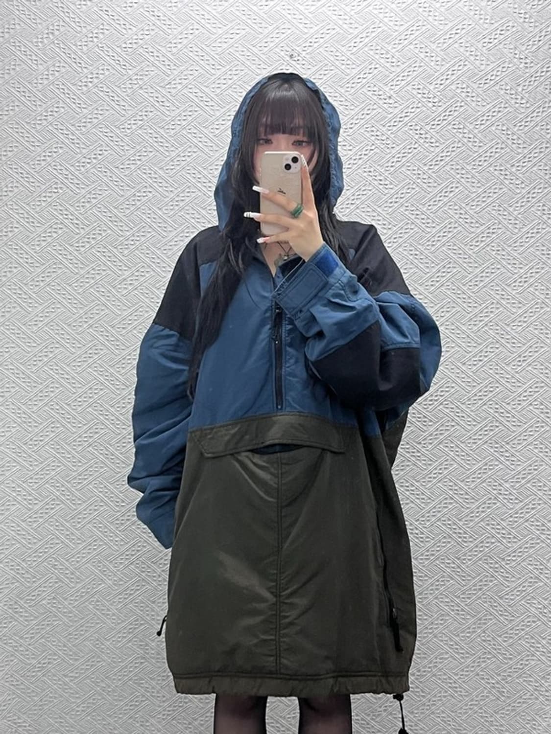 콜롬비아 올드스쿨 레트로 빅사이즈 바람막이 아노락 2XL C10920 상품이미지1