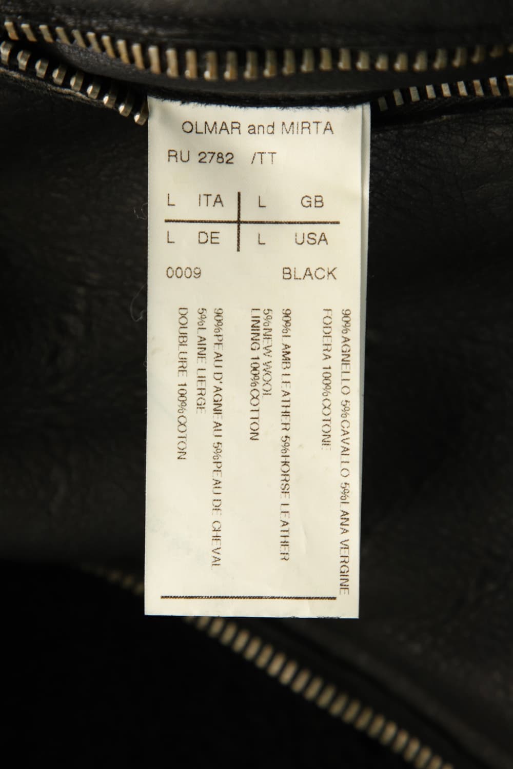 46 / 릭오웬스 하이넥 무톤 무스탕 자켓 상품이미지8