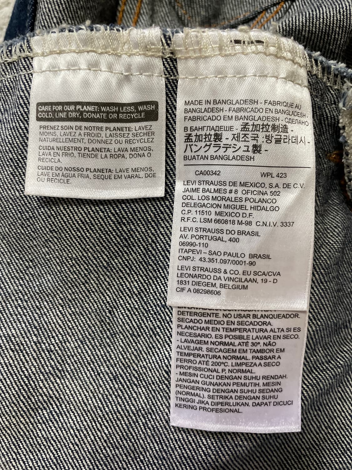 리바이스 72334 타입3 데님 트러커 청자켓 인디고 상품이미지8