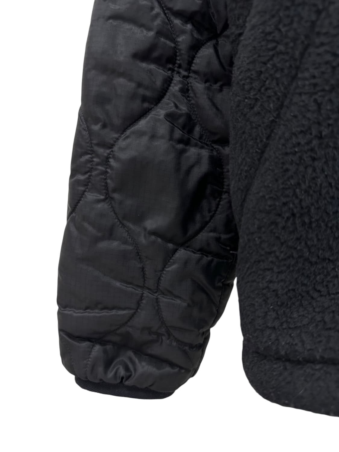 내셔널지오그래픽 퀄팅 플리스 후리스 자켓 블랙 (M) 상품이미지4