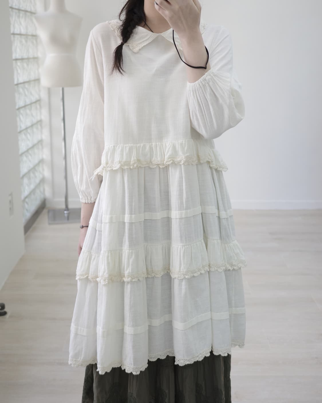 Kangkang ivory one-piece 상품이미지4