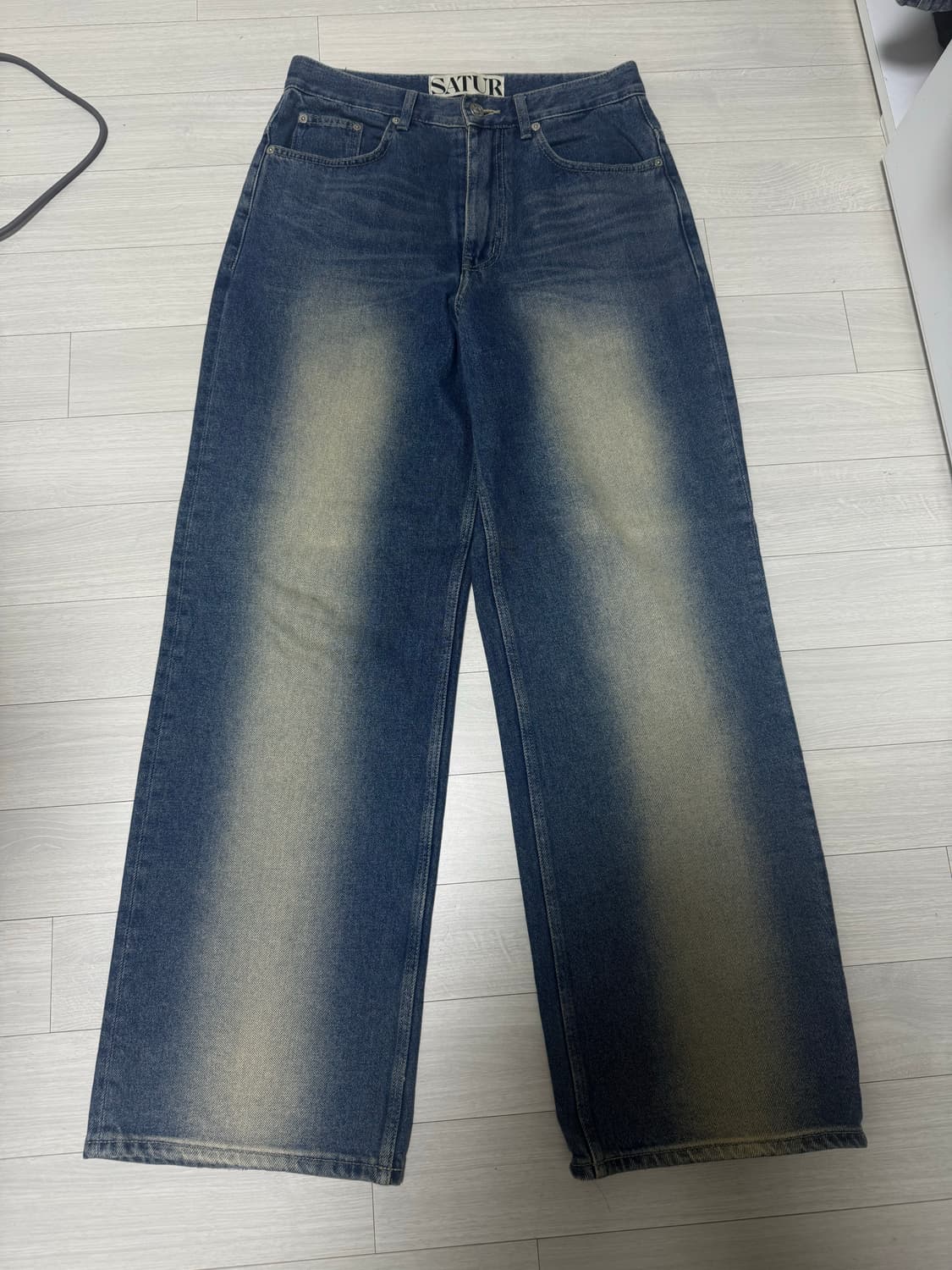 세터 브루클린 뉴트로 와이드 워시드 팬츠 상품이미지1