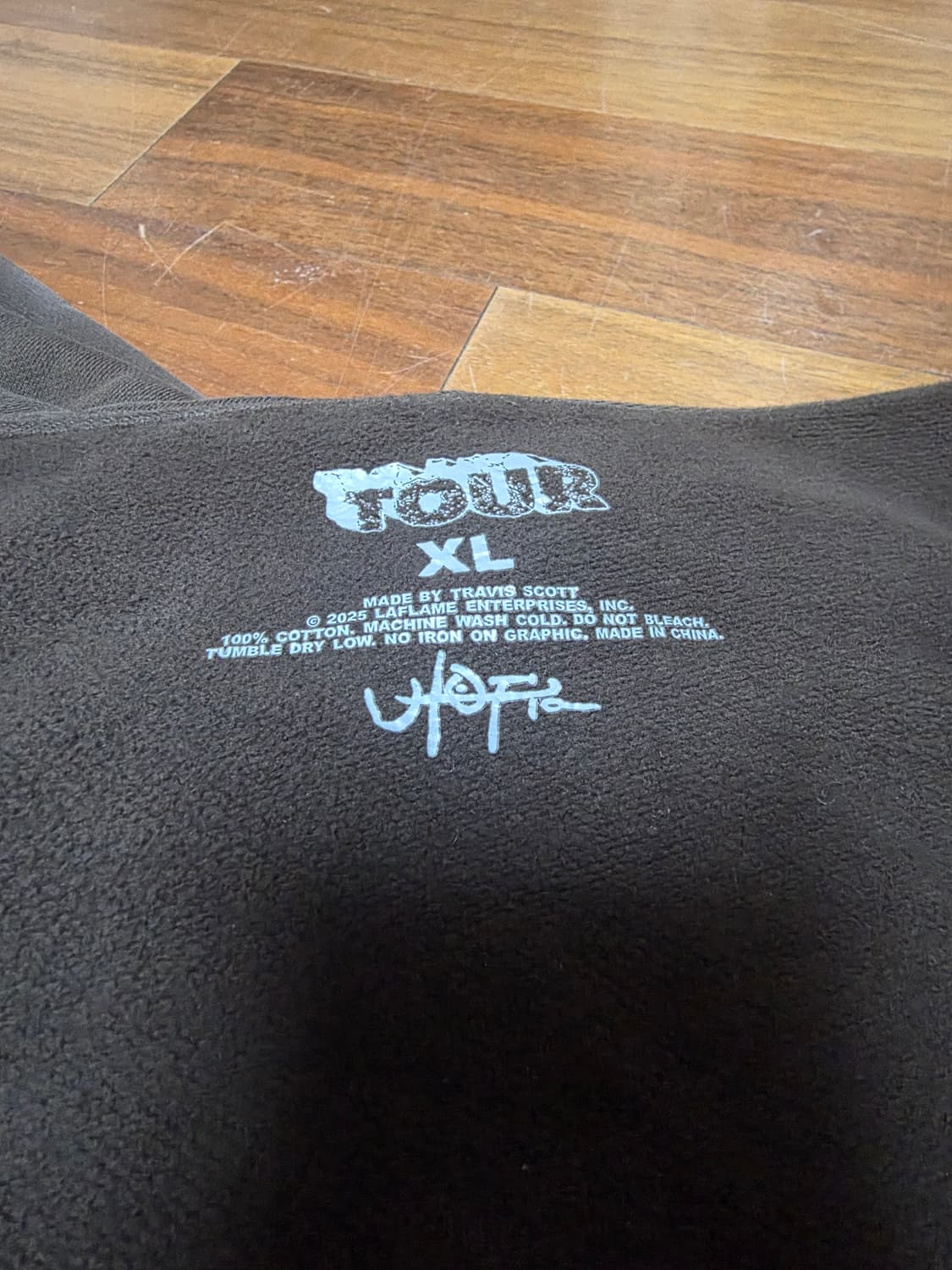 트레비스스캇 머천 후드티 XL 상품이미지2