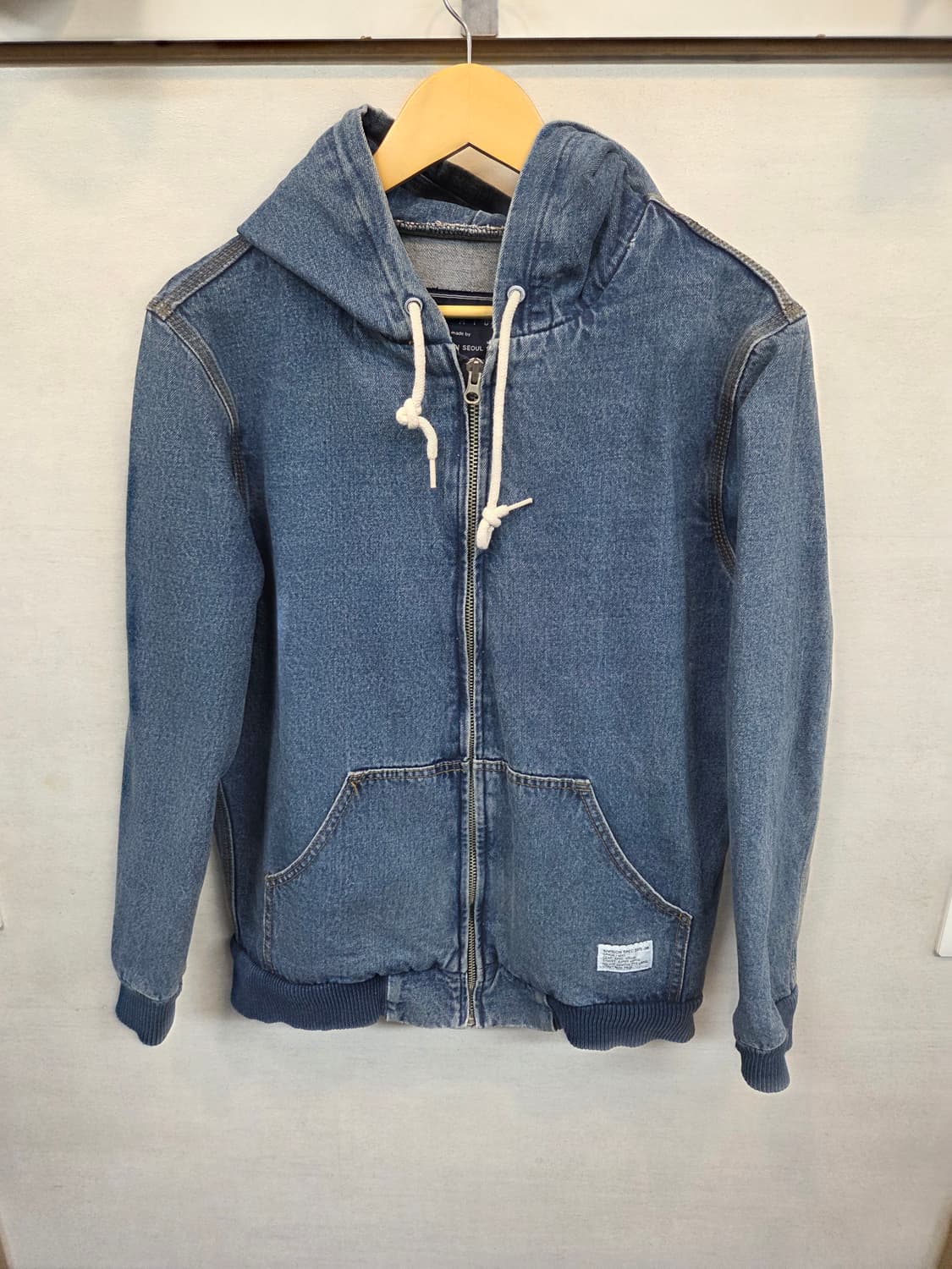 비젼 서울 빈티지 액티브 데님 후드 집업자켓 대략 m 상품이미지1