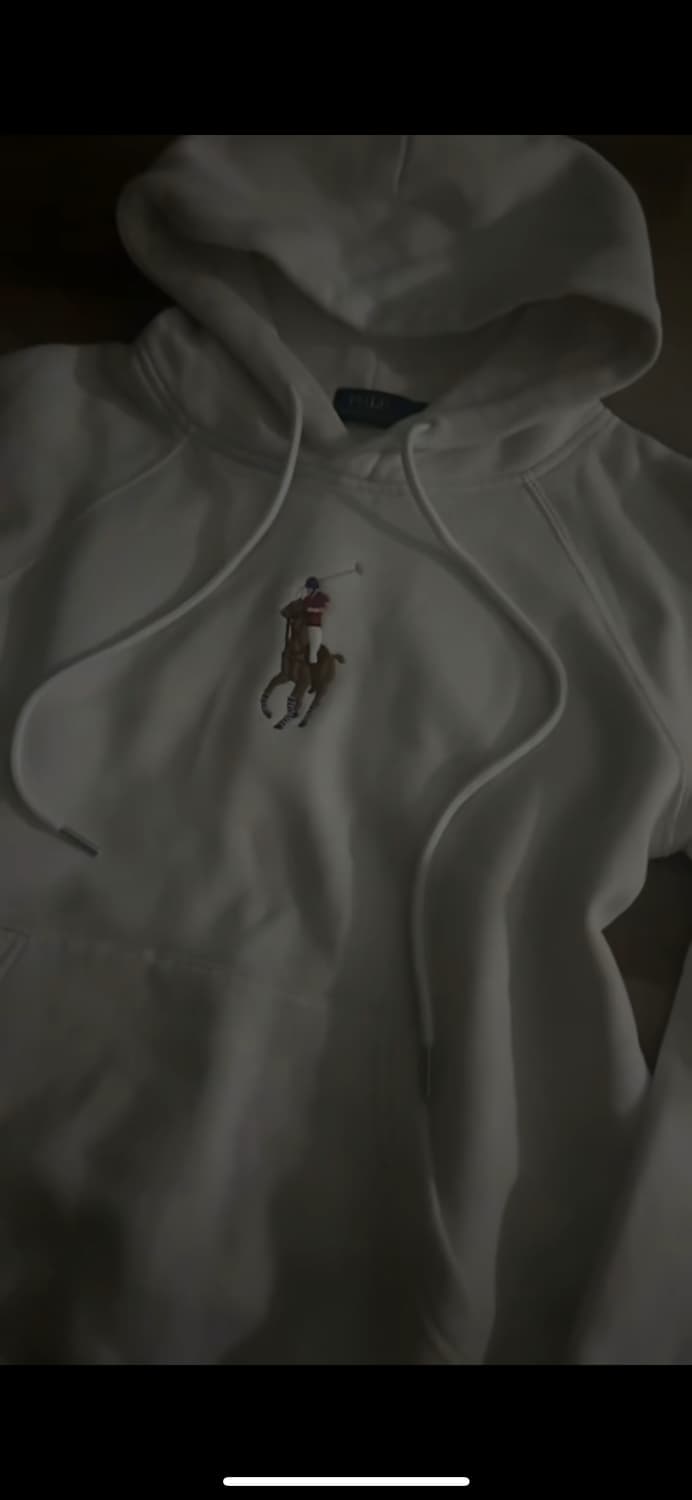 폴로생화이트후드티 상품이미지1