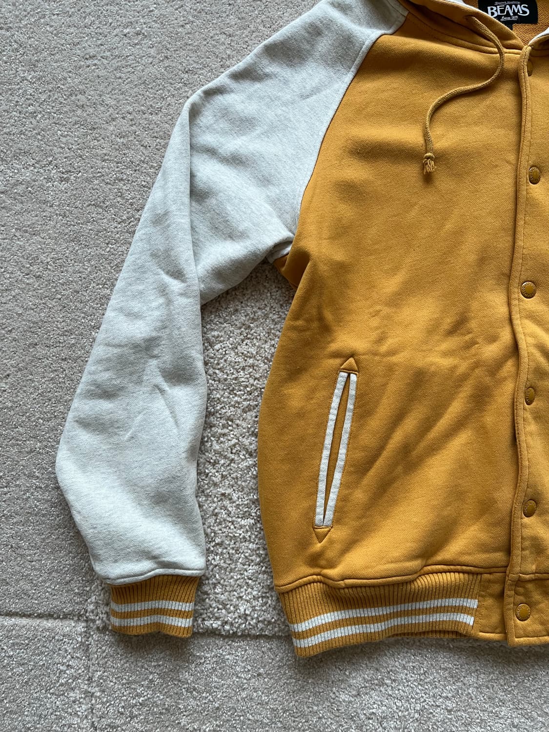 빔즈 투톤 후디 바시티 자켓 (100) 상품이미지6