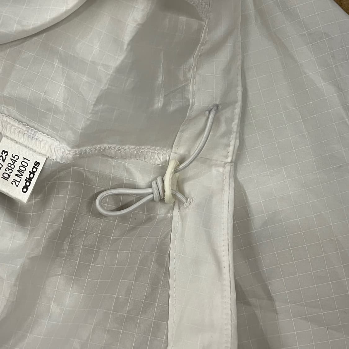 [정품/XL] 아디다스 화이트 후드 바람막이 b13 상품이미지8