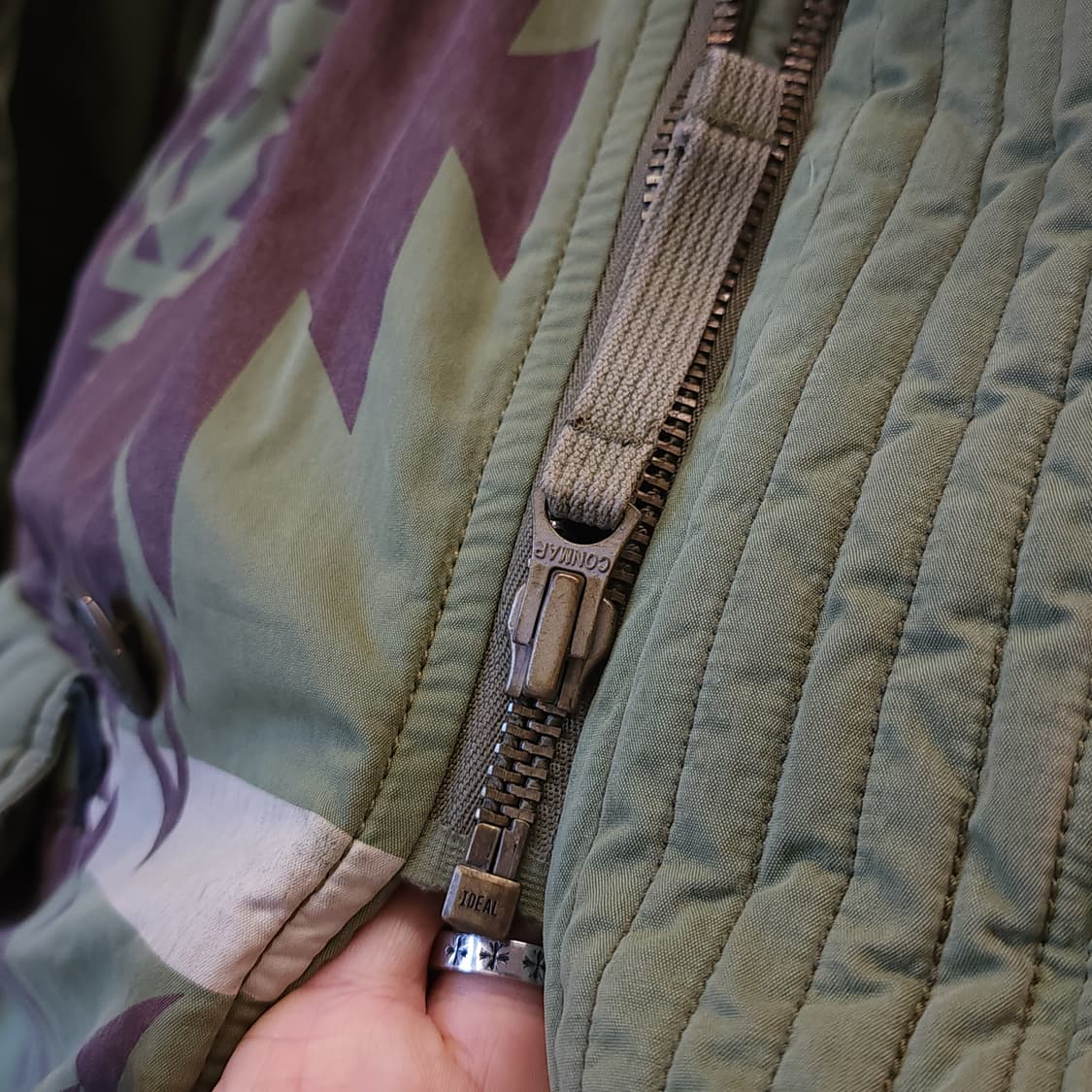 폴로 데님앤서플라이 n3b 다운 패딩 폴로 나바호 L 상품이미지6