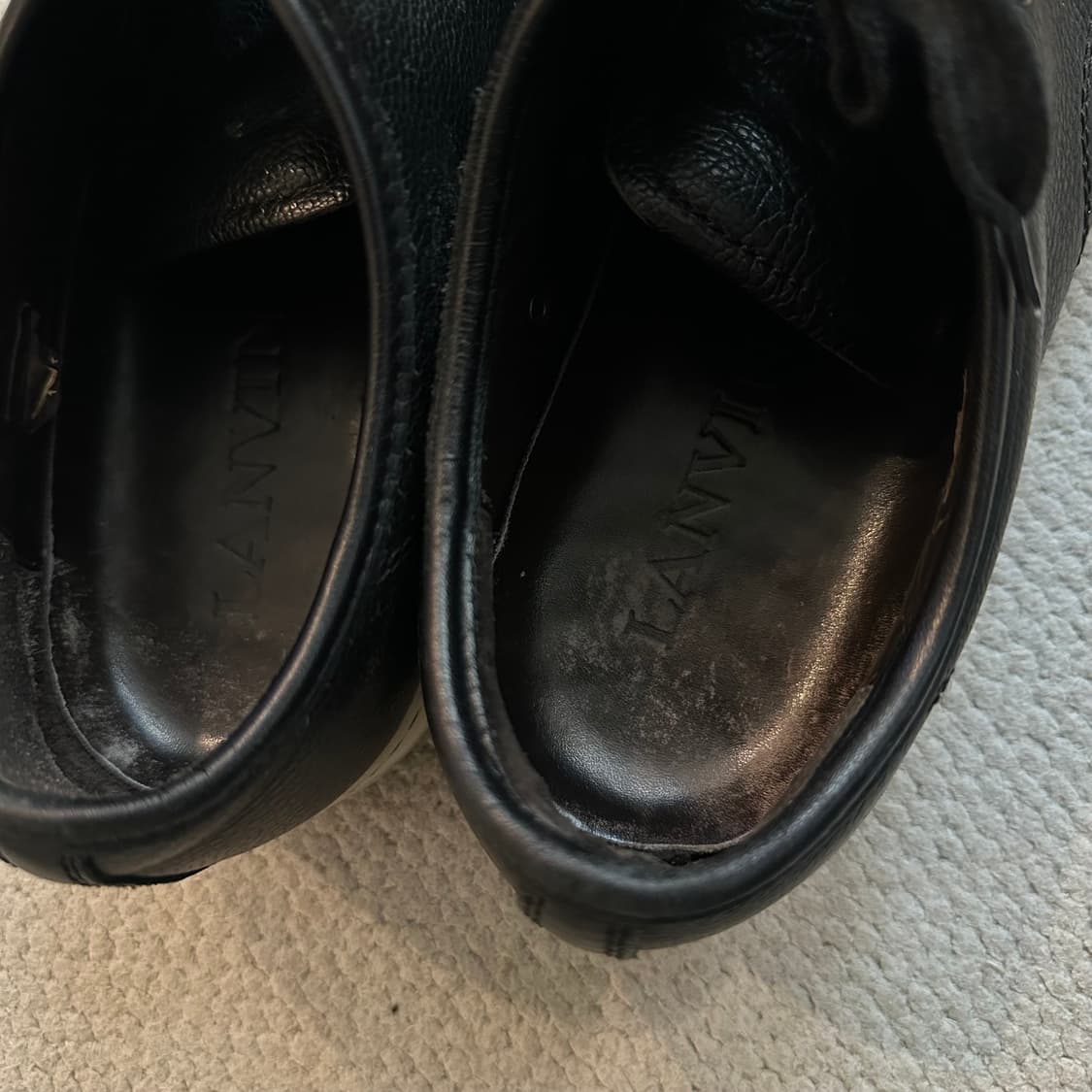 랑방 Lanvin 레더 스니커즈 상품이미지4
