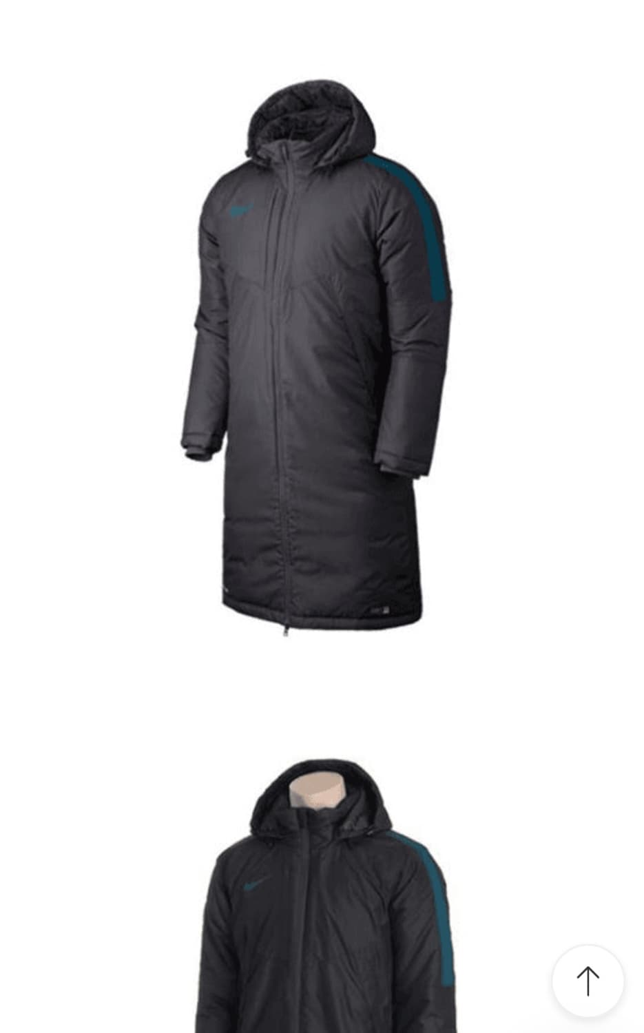 새상품급)나이키 709740-060 AS 미디엄 필드 롱패딩 축구 패딩  상품이미지1