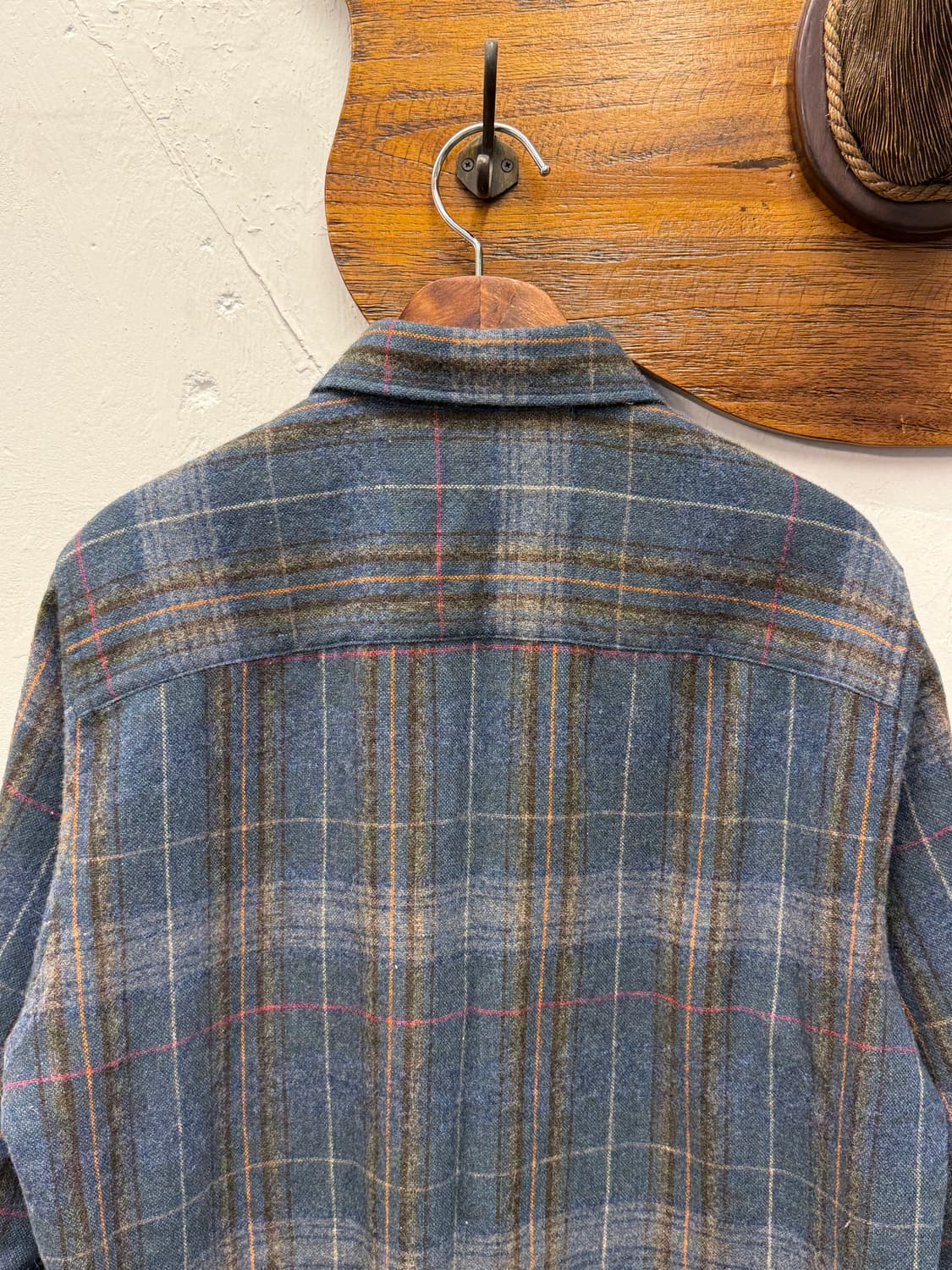 90s McGREGOR Wool Blend Plaid Shirt 상품이미지6