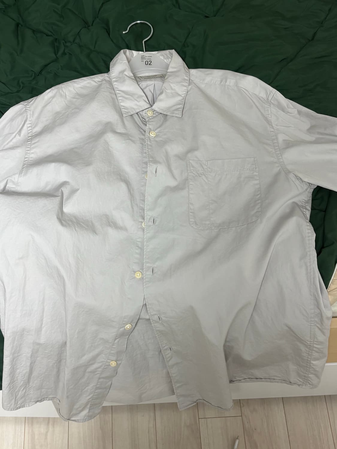 어나더오피스 down town shirt(Dove Gray, 02사이즈) 상품이미지2