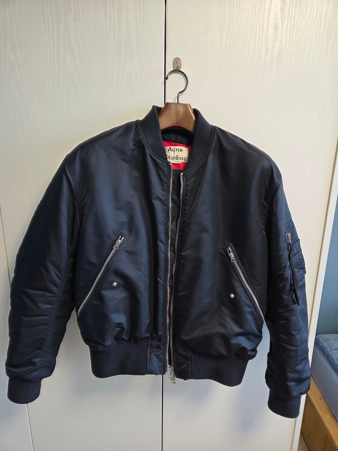 [48] 아크네 마키오 봄버 네이비 상품이미지1