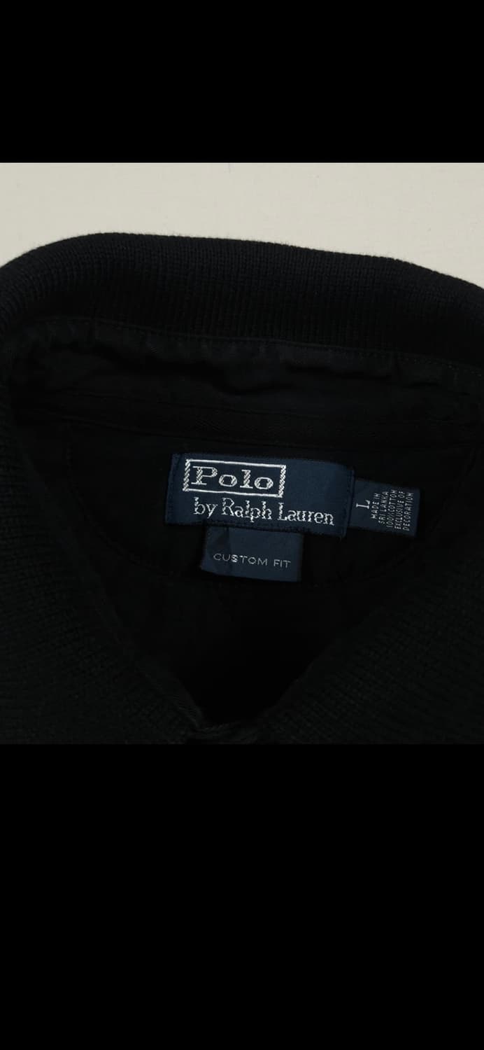 [100] (희귀) 폴로랄프로렌 빅포니 럭비티 블랙 상품이미지4