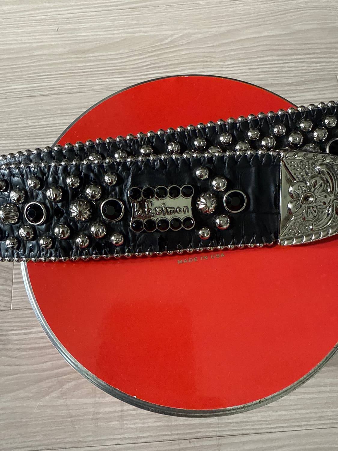 B.B Simon Belt Black 상품이미지3