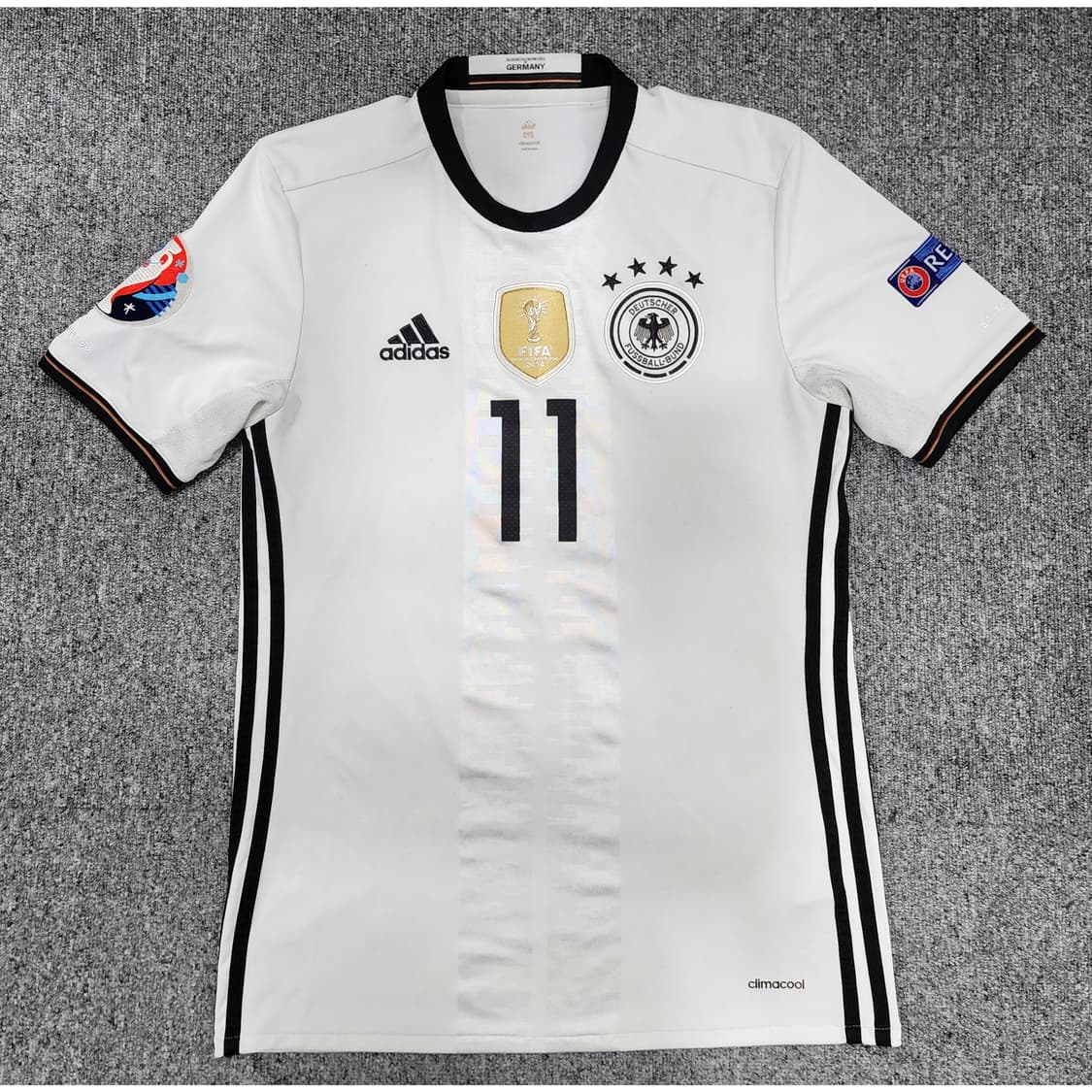 아디다스 독일 국가대표 마르코 로이스 11번 축구 유니폼 반팔져지 95 상품이미지1