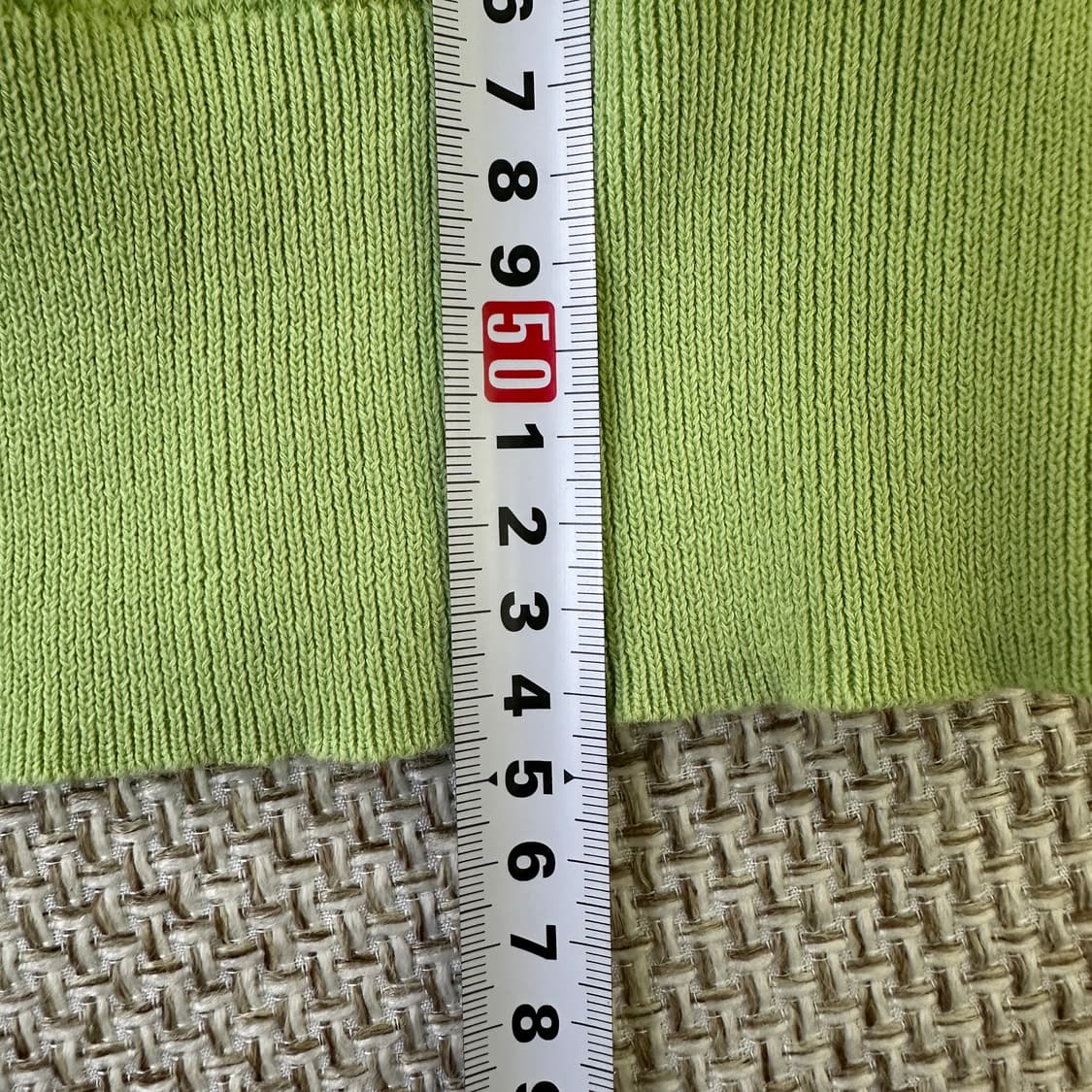 66 칼라거펠트 반팔 니트(단추1개X) 0407D 상품이미지6