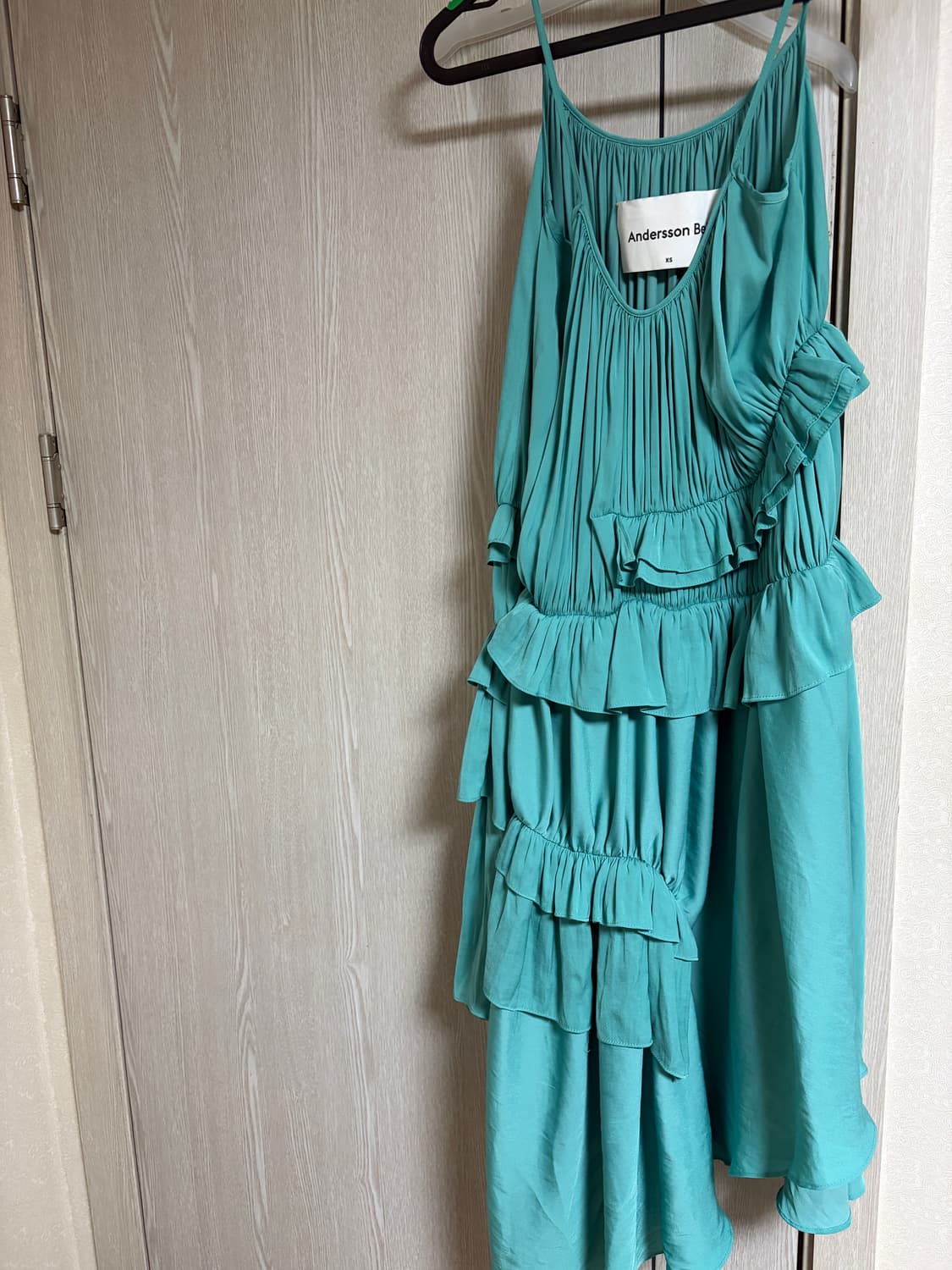 HELENA SHIRRING RUFFLED DRESS  상품이미지4