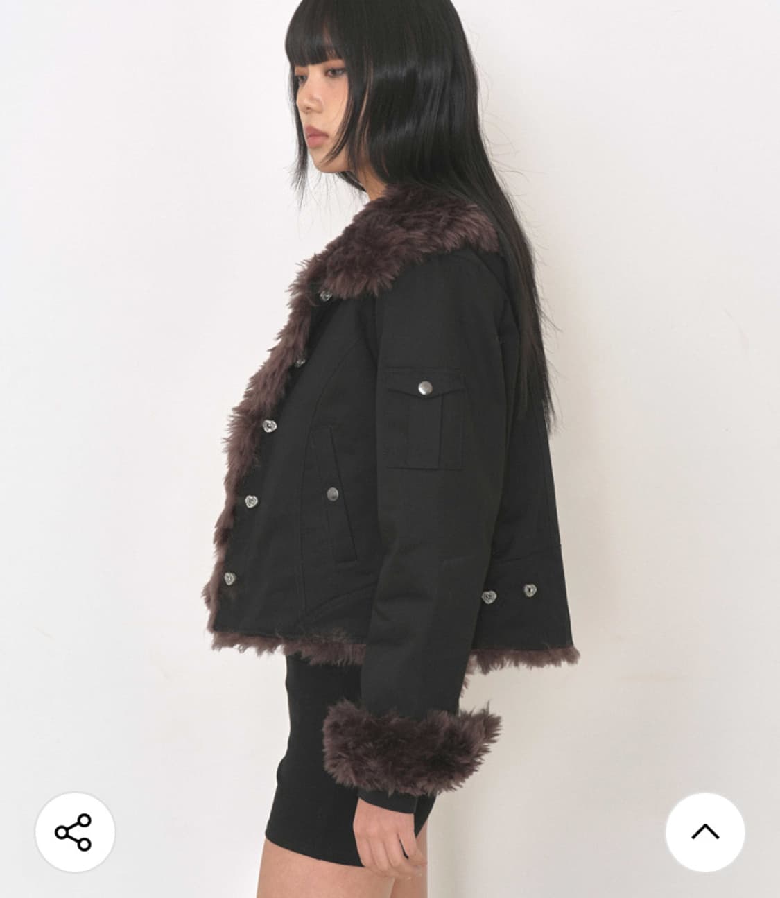 비데블 소프트퍼 코튼 자켓 상품이미지3