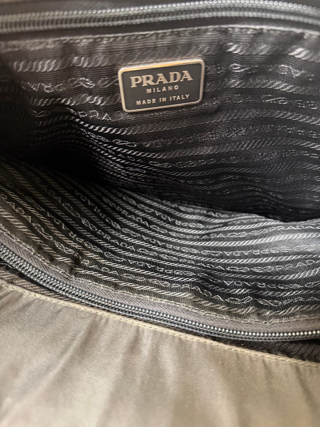정품 프라다 포코노 나일론 블랙 토트백 숄더백 상품이미지6