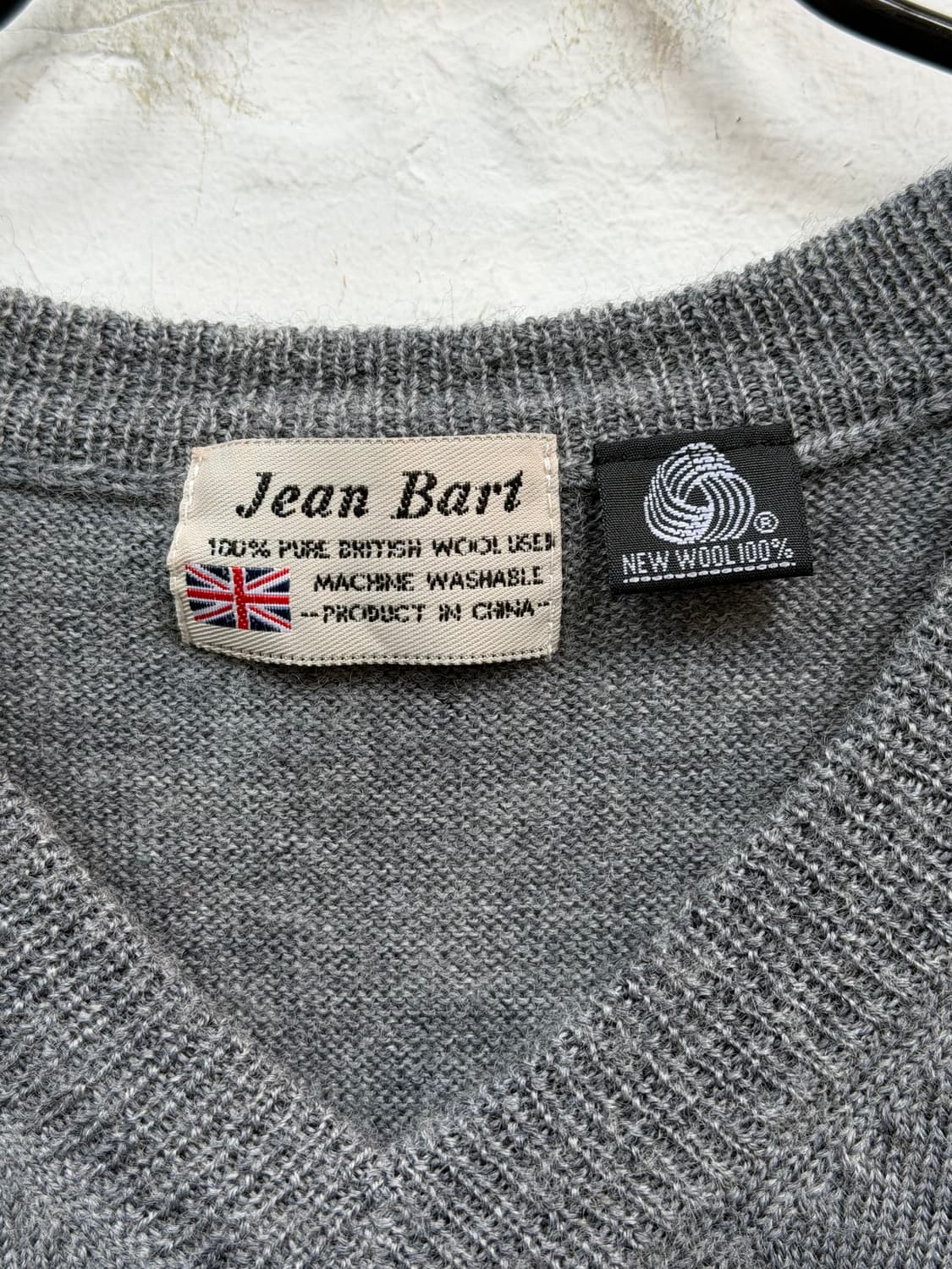 Jean Bart 브리티시 V넥 울 니트 상품이미지2