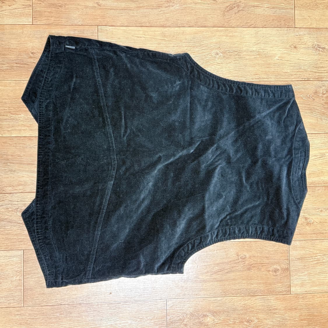 빈티지 블랙 코듀로이 베스트 해 상품이미지4