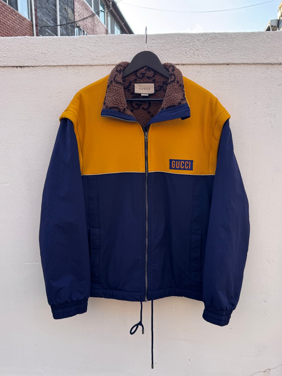 Gucci 구찌 투톤 테크니컬 저지 자켓  상품이미지1