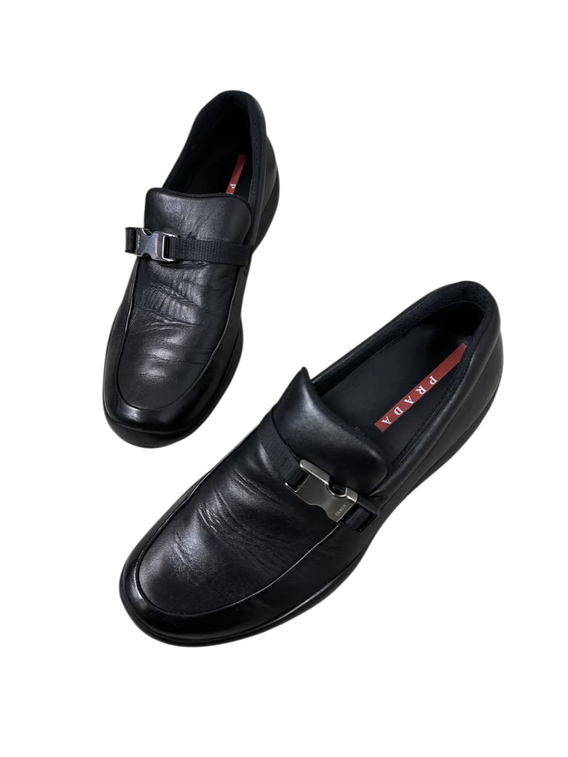 프라다 스포츠 아카이브 버클 레더 스니커즈 상품이미지3