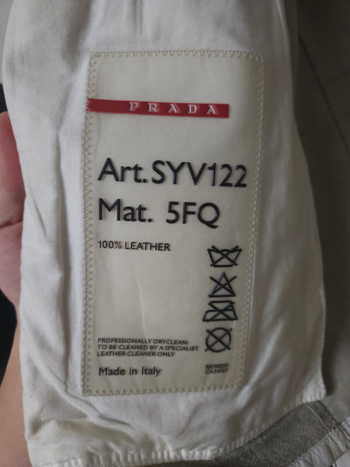 (50) 프라다 스포츠 레더 자켓 상품이미지8