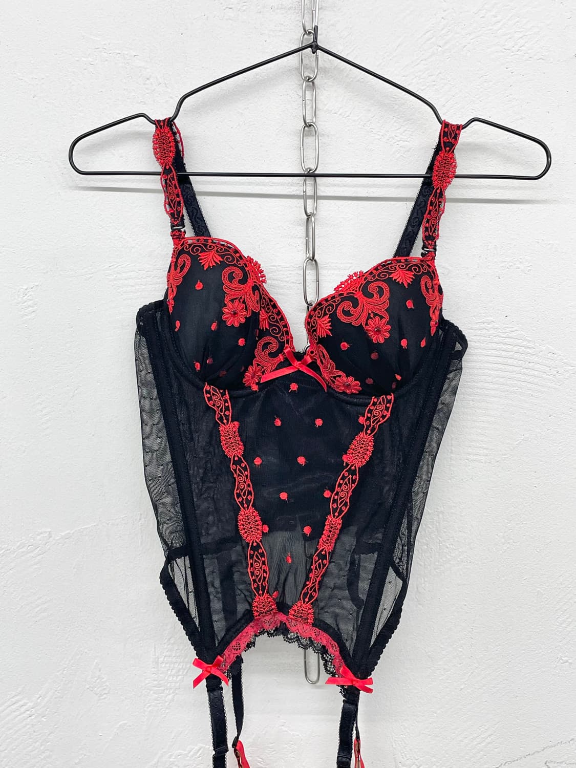 에블린 발렌타인 가터 코르셋 상품이미지5