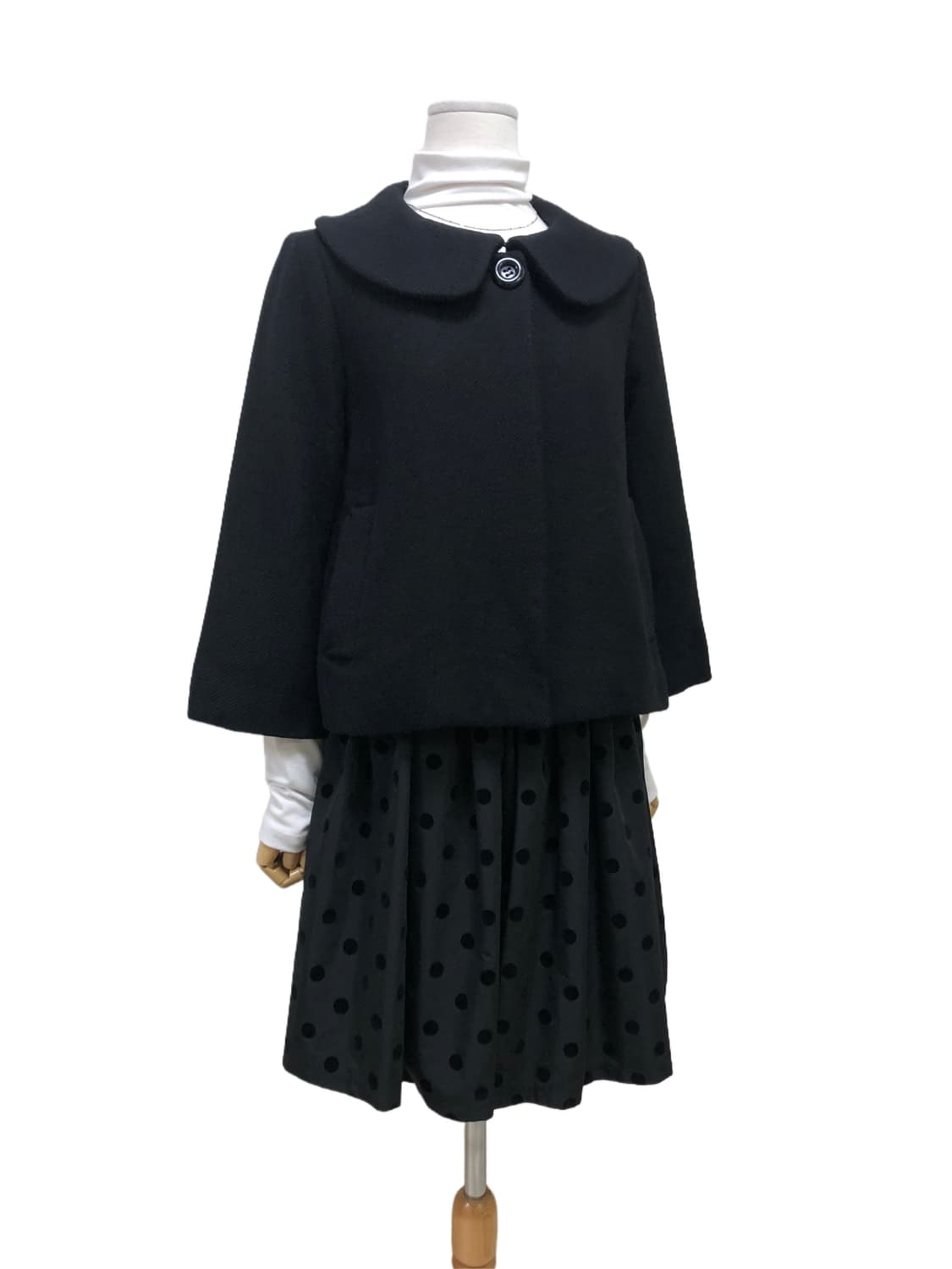 Te chichi 테치치 블랙 숏 코트 상품이미지3