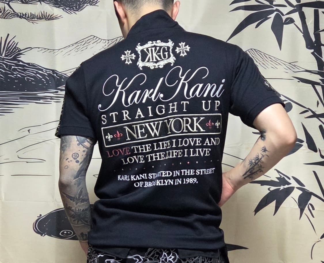 KARL KANI 금장 자수 반집업 상품이미지6