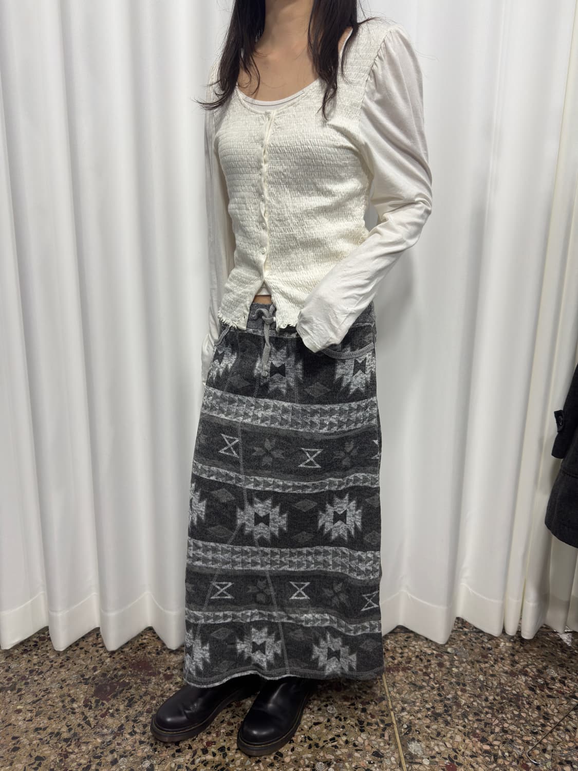 gap white cardigan 상품이미지3