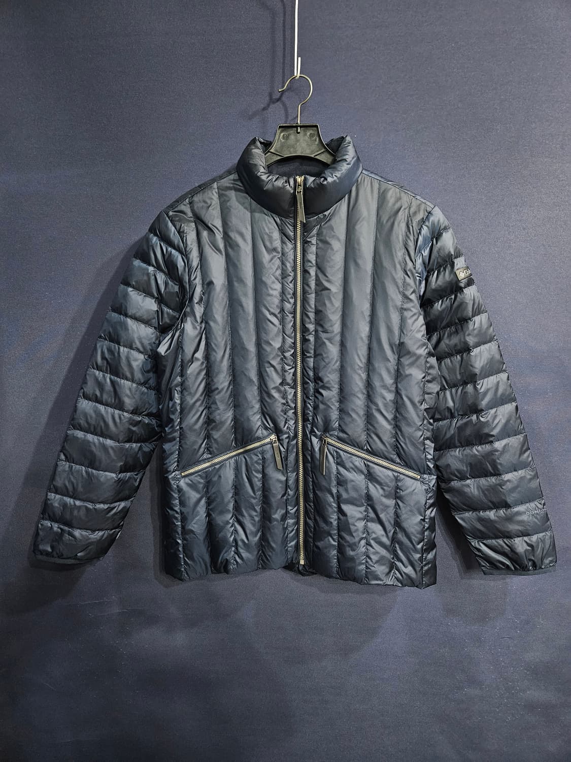 콜롬비아 옴니히트 네이비 남성 105 구스다운 경량패딩  상품이미지1