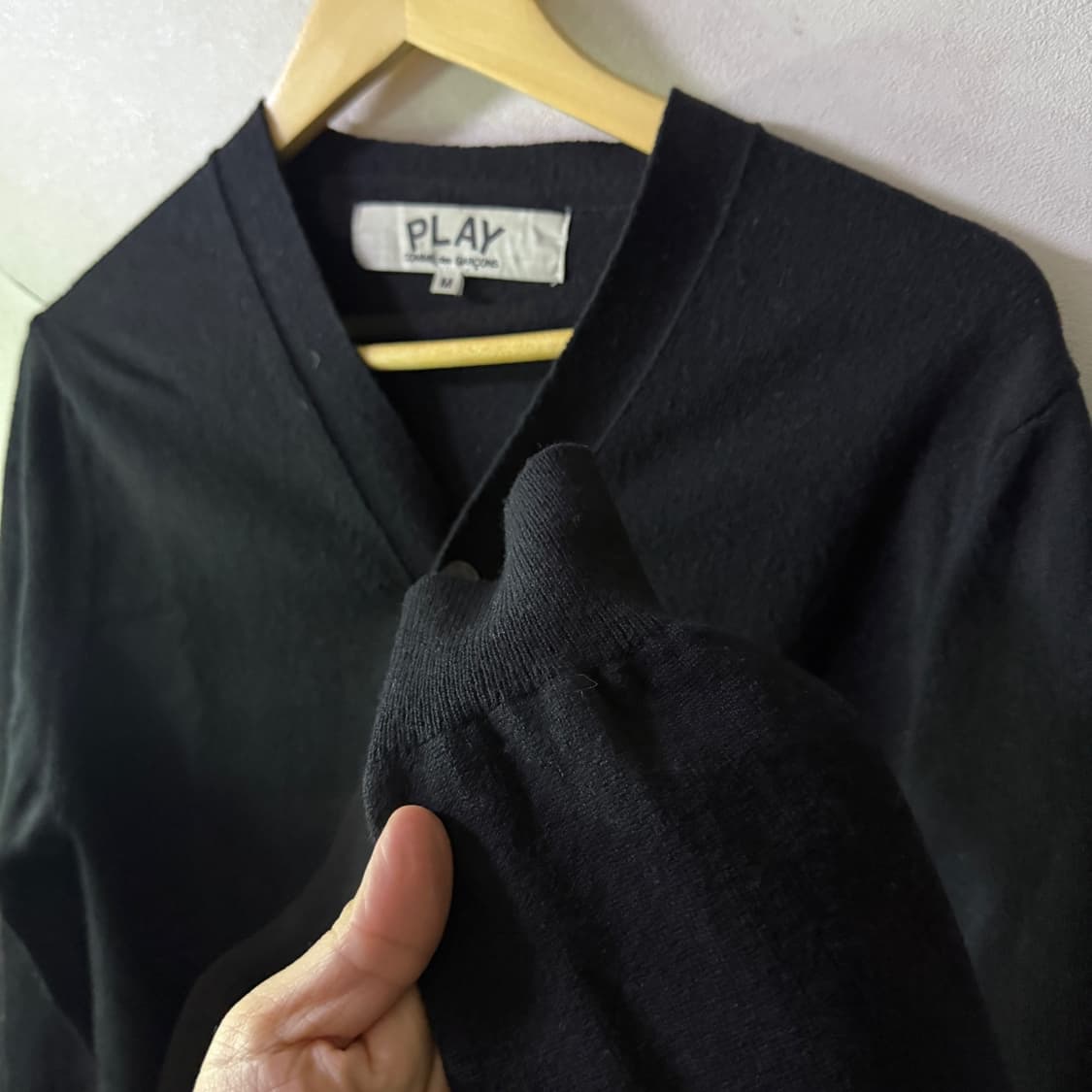 꼼데가르송 하트로고 가디건 M (남성 95-슬림 100) 상품이미지4