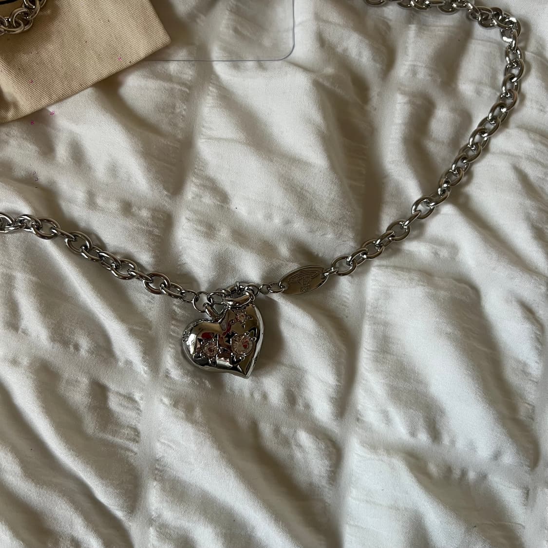 비비안웨스트우드 리 하트 펜던트 네크리스 상품이미지4