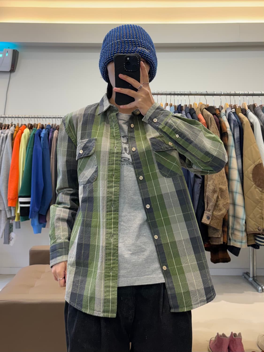 리바이스 웨스턴 체크 셔츠 상품이미지6