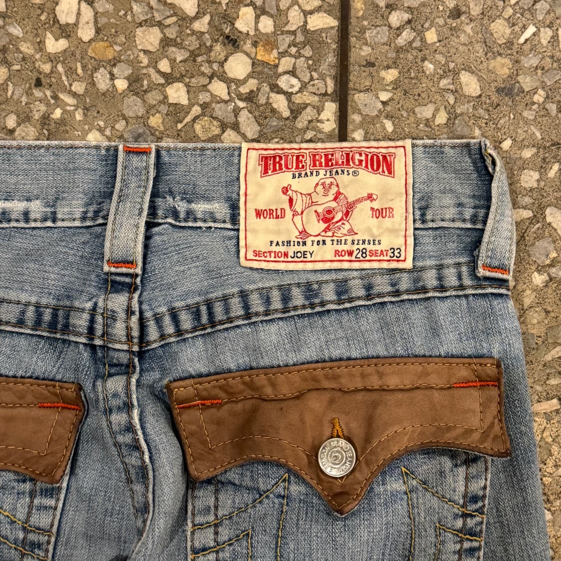 트루릴리전 레더 포켓 부츠컷 데님 32 상품이미지4