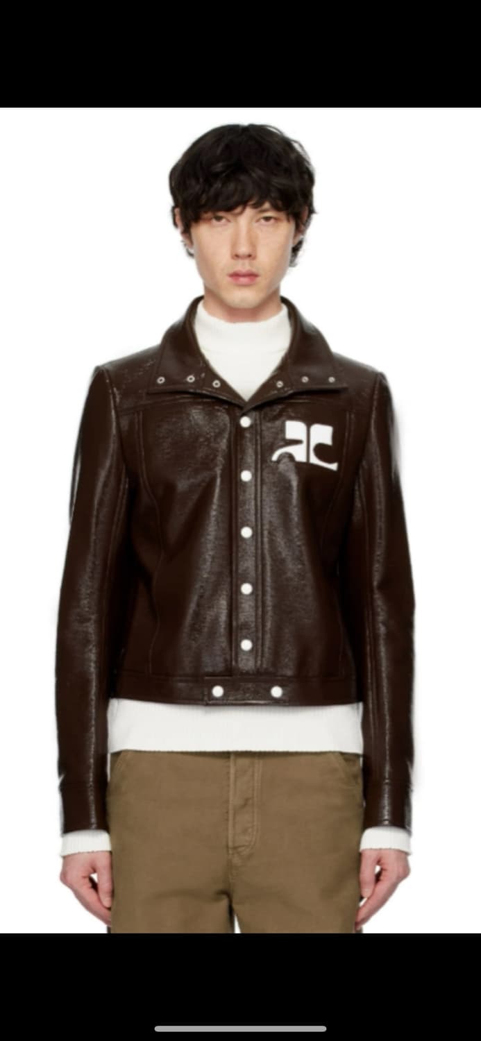 꾸레쥬 가죽자켓 남녀공용 50사이즈 상품이미지7