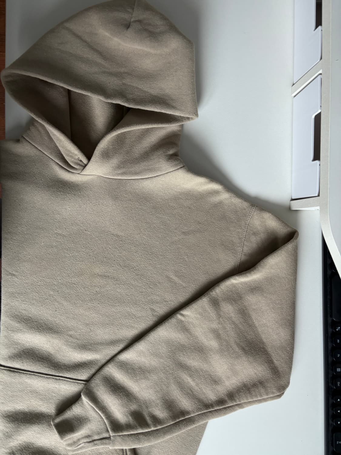 80s 미제 usa 러셀 후드 베이지 라지 사이즈 L 상품이미지4