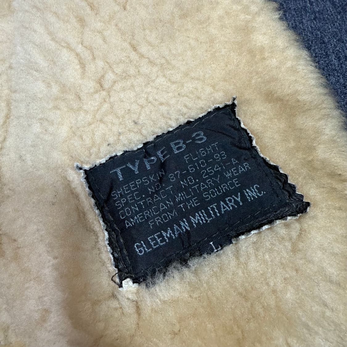 글리맨 B-3 양무톤 쉽스킨 무스탕  상품이미지9