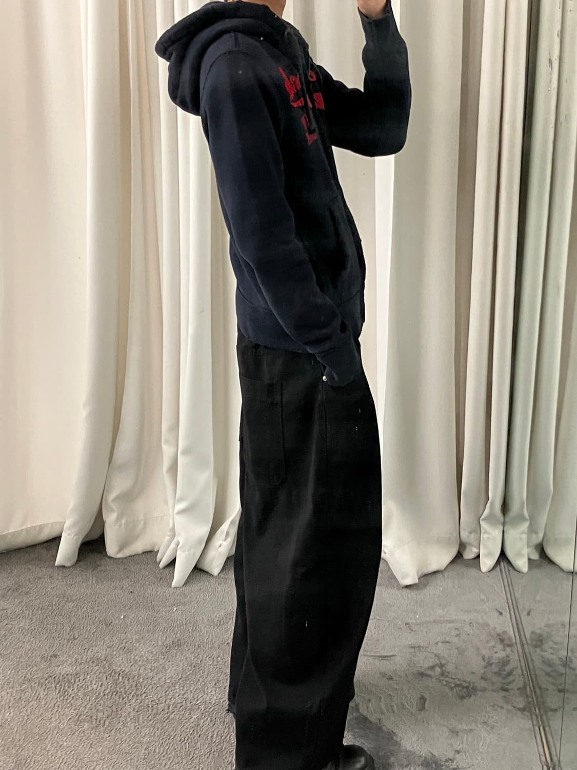 아베크롬비 네이비 후드집업 S 상품이미지7