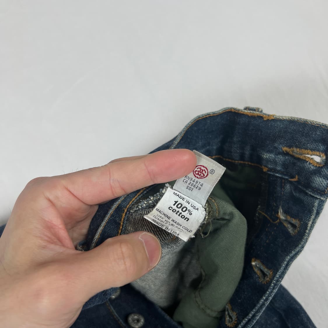 90’s 스투시 stussy-dm 데님팬츠 청바지 상품이미지10