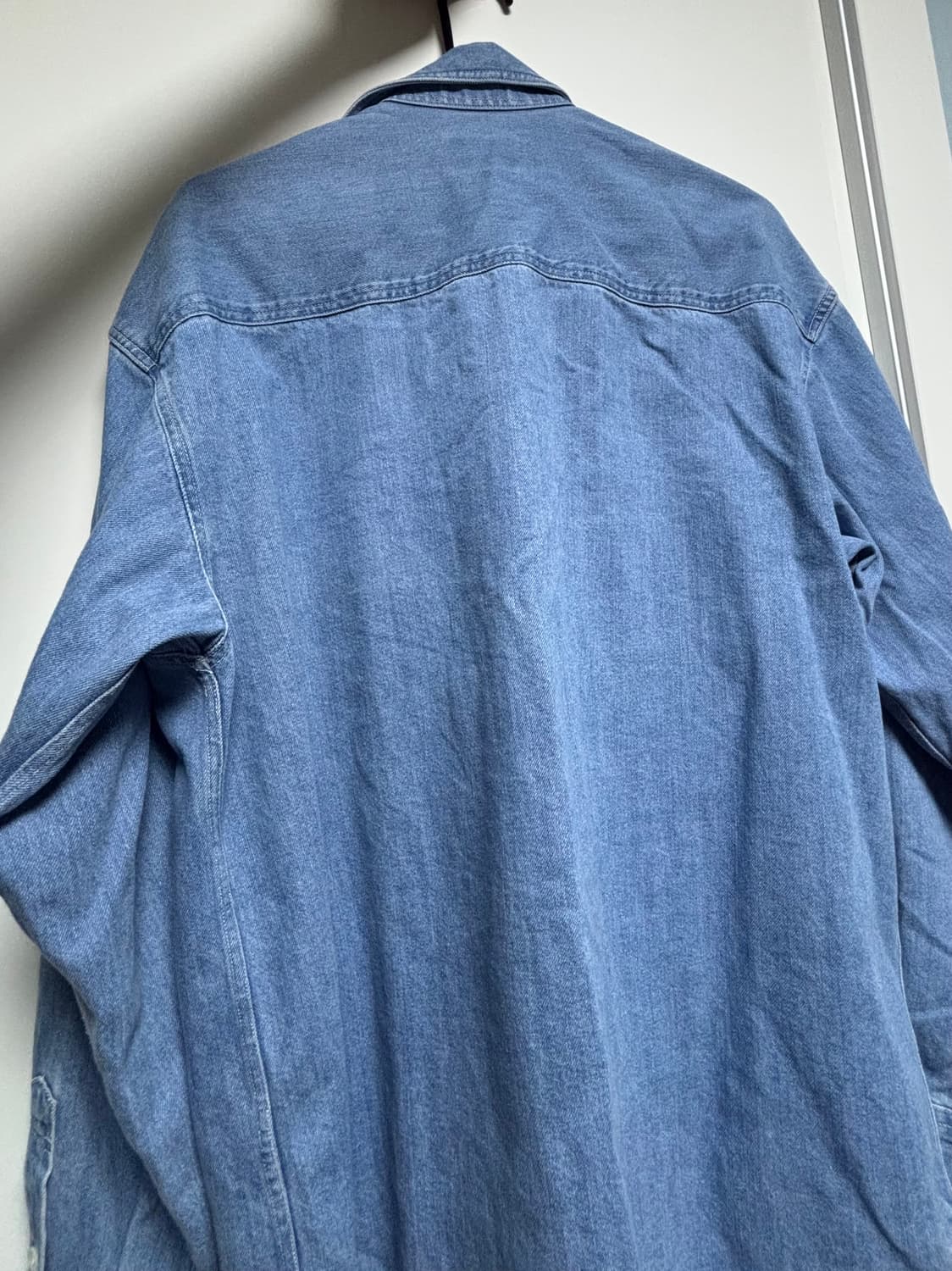 브루먼 우디 데님 셔츠 중청 M 상품이미지3